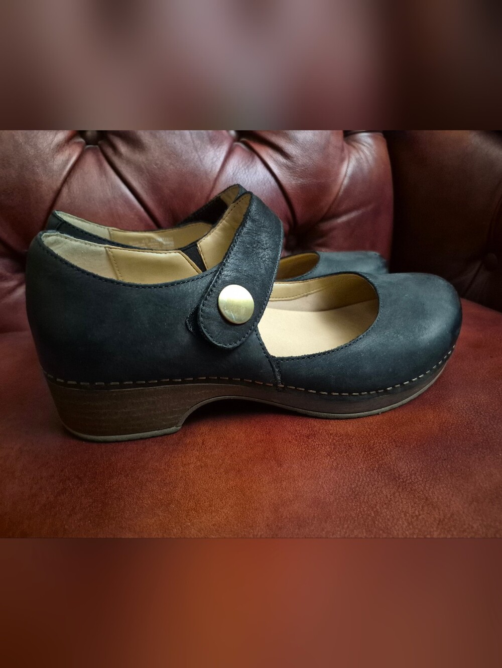 Dansko Beatrice Mary Jane Clog Size 40 Or Us 9.5/10 - Picture 4 of 7